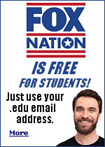 This offer is available to students who are currently enrolled at a college or university. Students must sign up for FOX Nation using their .edu email address, email will be verified.